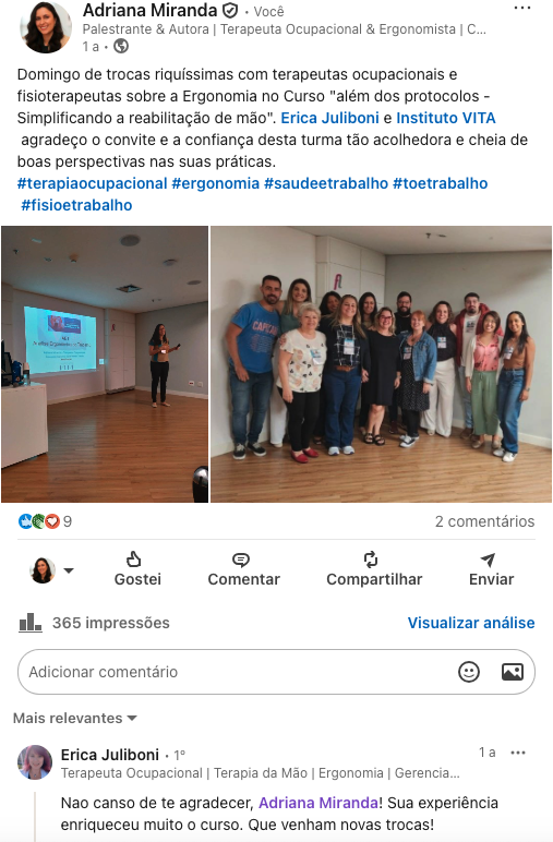 Depoimento LinkedIn 1