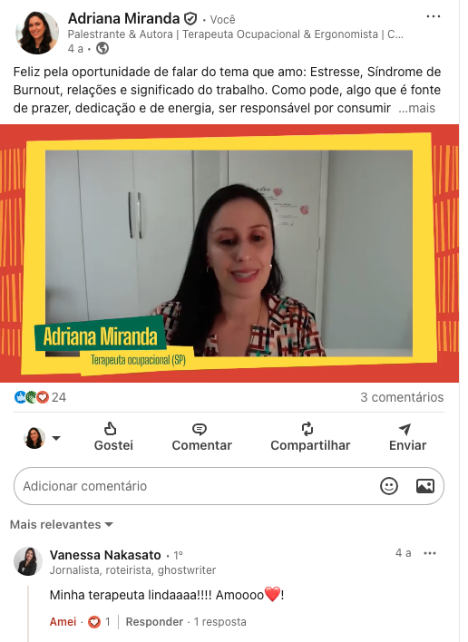 Depoimento LinkedIn 3