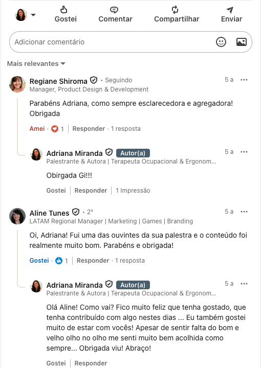 Depoimento LinkedIn 6