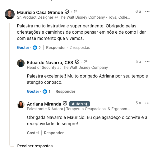 Depoimento LinkedIn 7